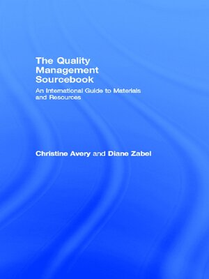 cover image of The Quality Management Sourcebook